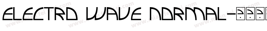 Electro Wave Normal字体转换